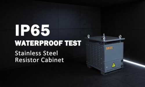 Stainless Steel Resistor Cabinet IPX5 Water Resistance Test